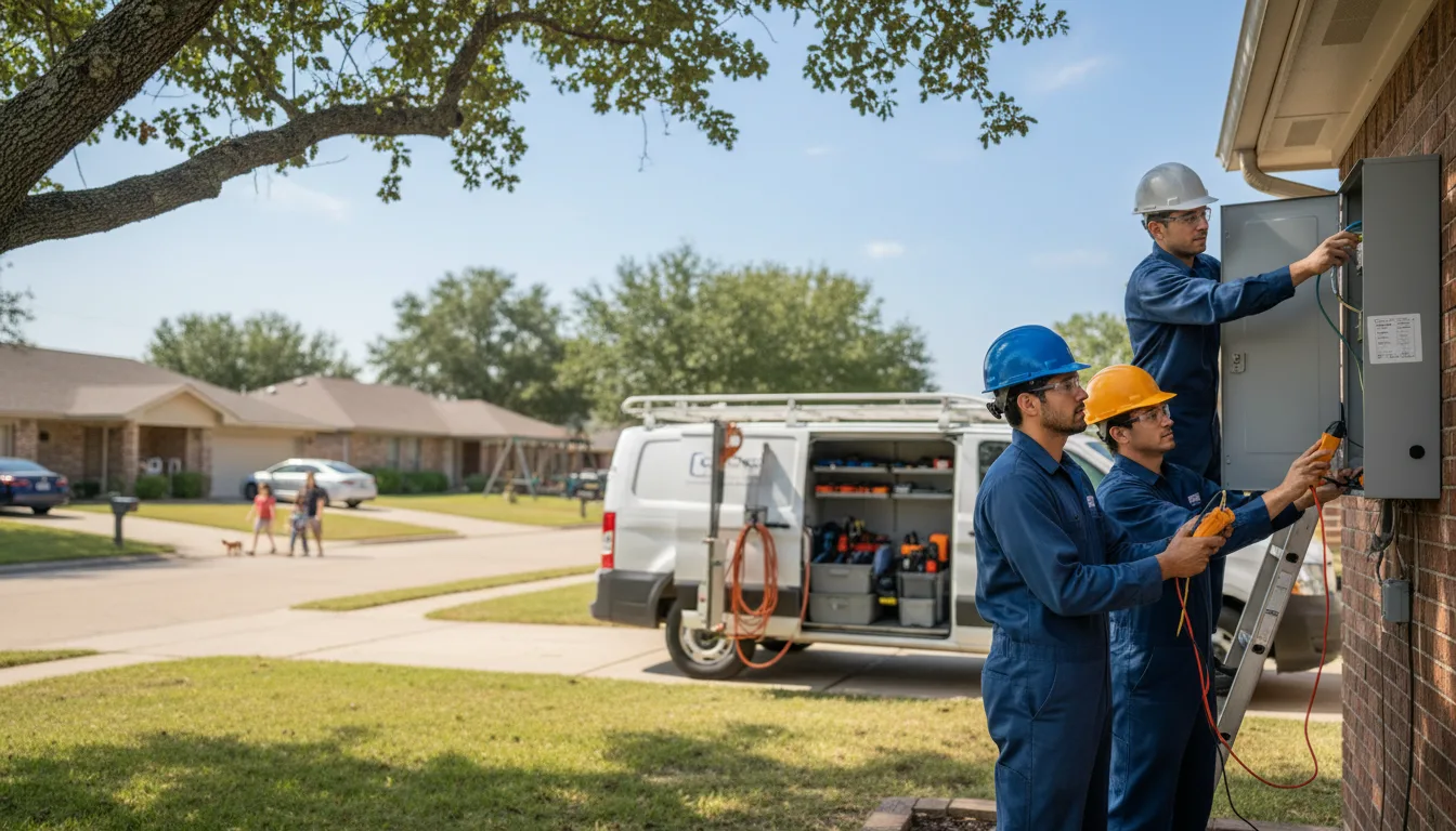 Certified electrician providing emergency electrical services in Lupton, AZ